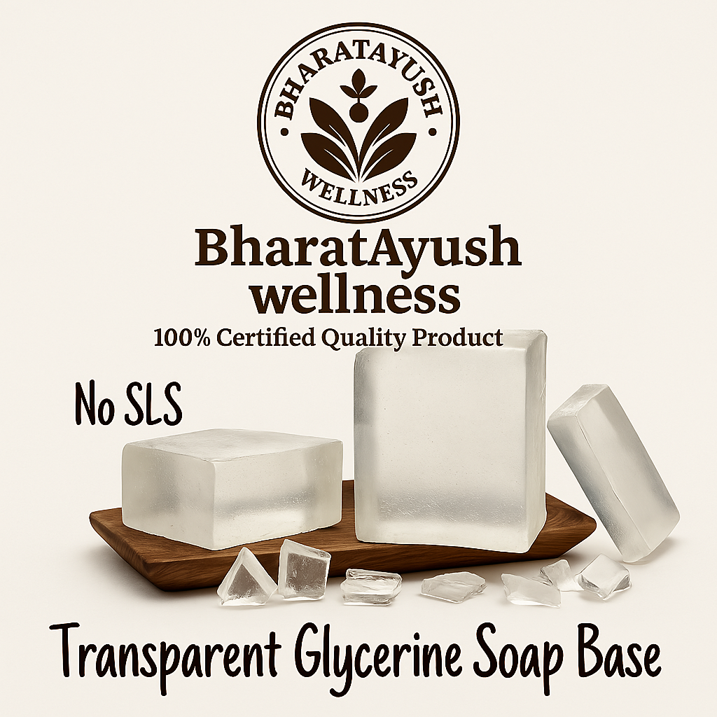 Transparent Glycerine Soap Base – Vegan, SLS-Free, Melt & Pour