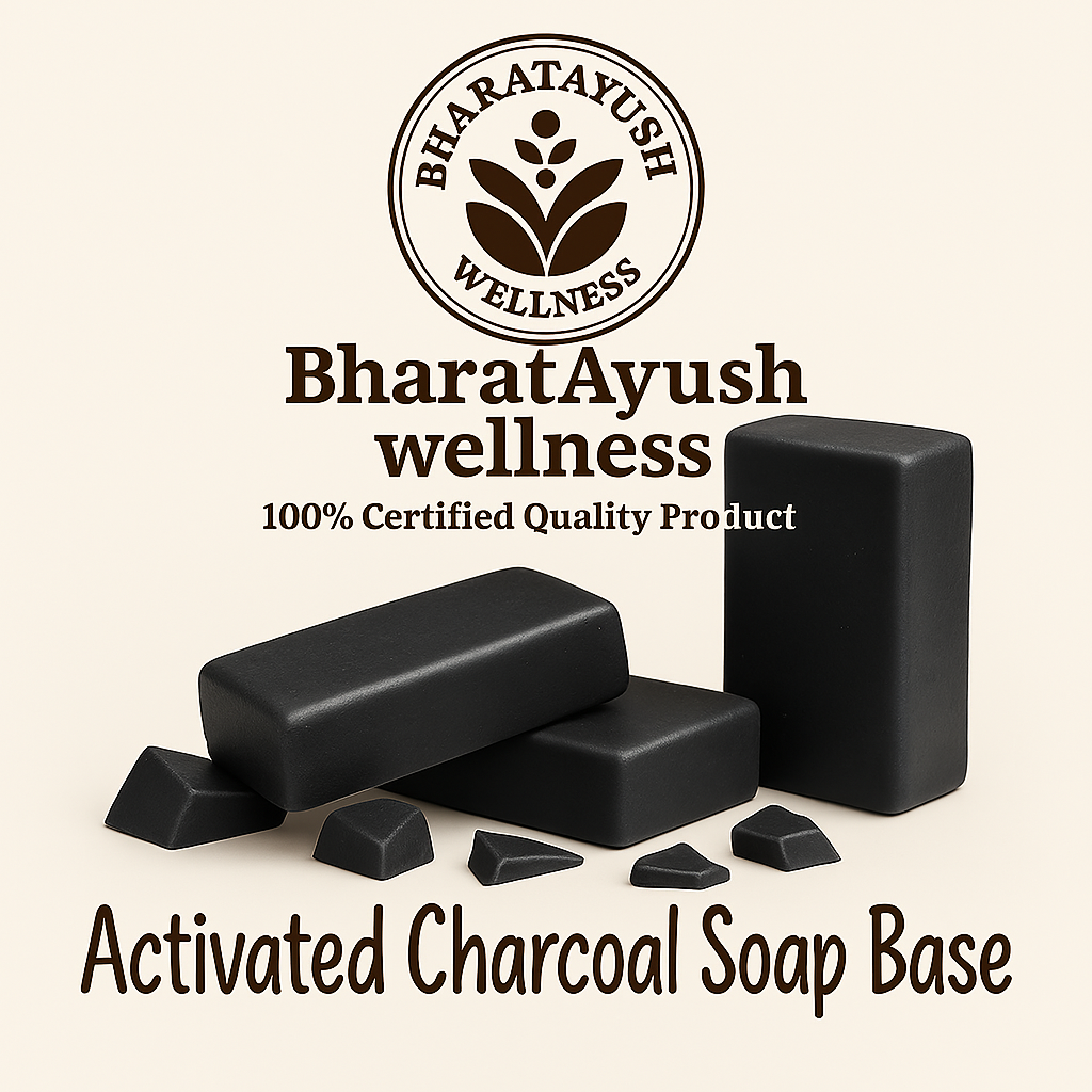 Activated Charcoal Soap Base – Detoxifying, SLS-Free, Melt & Pour